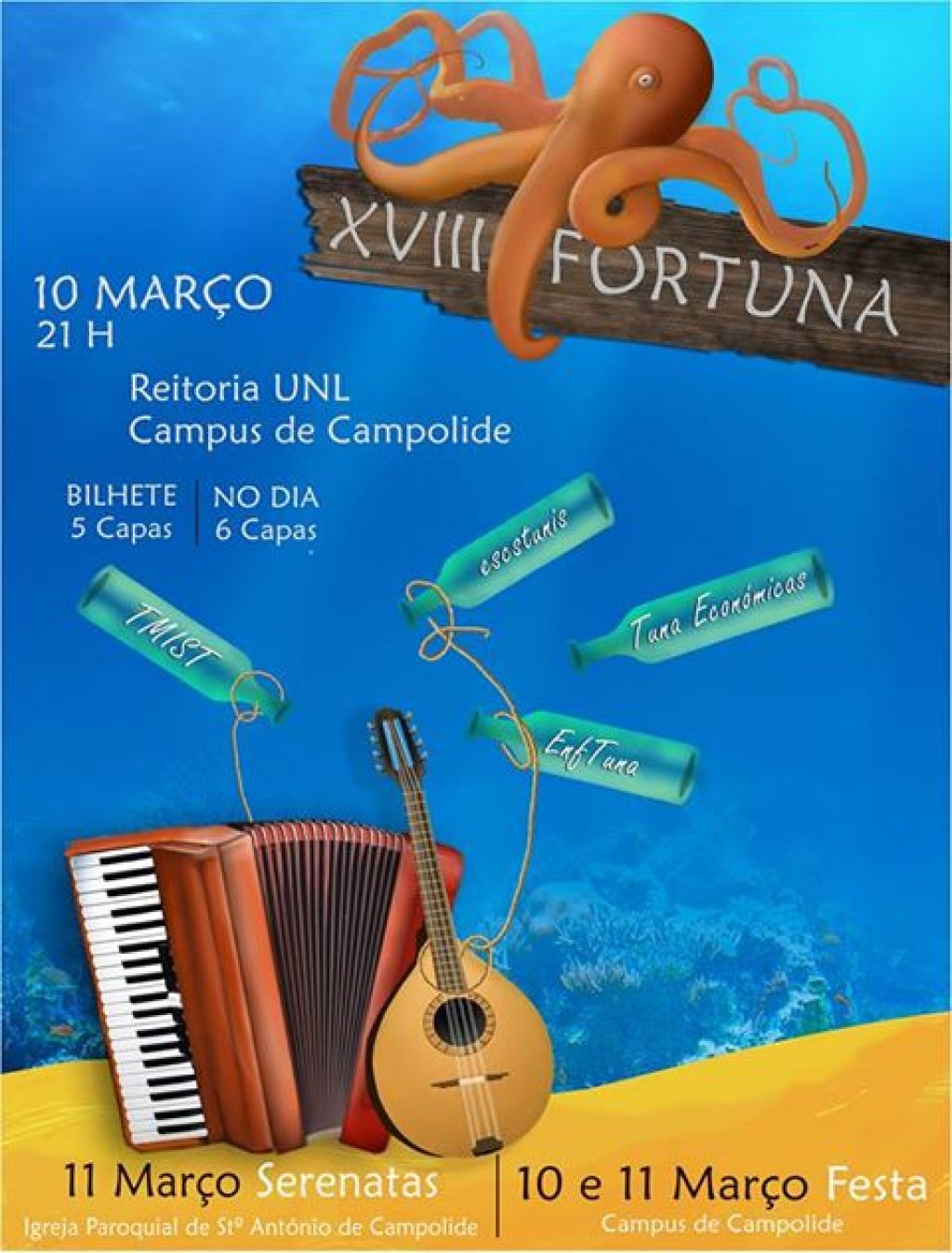 XVIII Fortuna - Festival de Tunas Mistas da Nova SBE